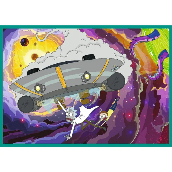 Rick in Morty Nore avanture 4x250-delni puzzle - Trefl slika 3
