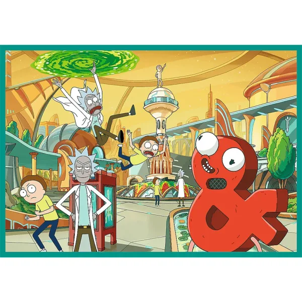 Rick in Morty Nore avanture 4x250-delni puzzle - Trefl slika 4