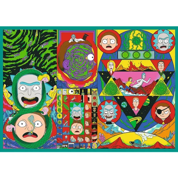 Rick in Morty Nore avanture 4x250-delni puzzle - Trefl slika 5