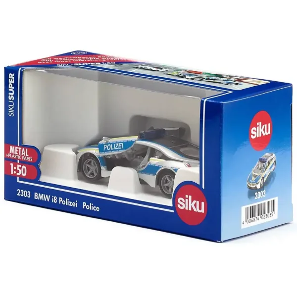 SIKU BMW i8 Policijski avtomobil 1/50 slika 5