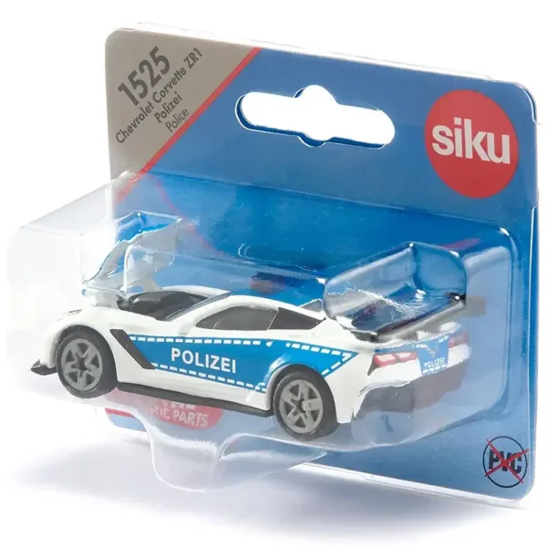 SIKU Chevrolet Corvette ZR1 policijski avtomobil 1/64 slika 5