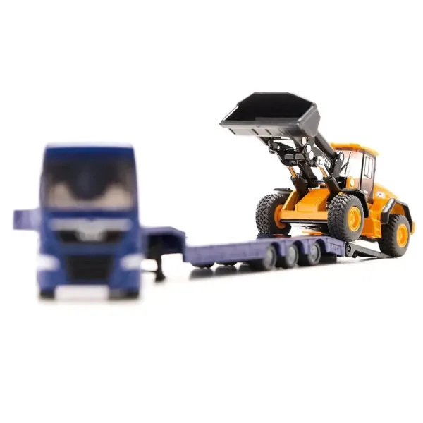 SIKU MAN tovornjak z JCB traktorjem 1/87 slika 4