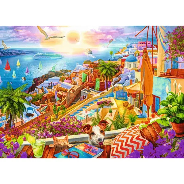 Santorini vzdušje, 1000-delni Premium plus quality puzzle - Trefl slika 2