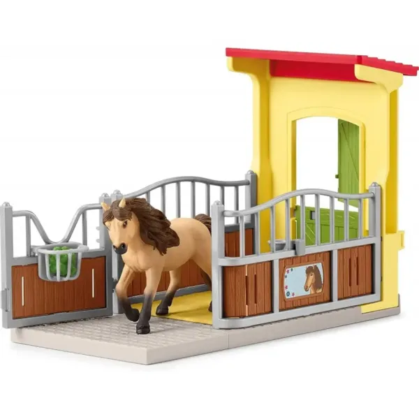 Schleich: Farm World - Pony box Islandski poni žrebec set (42609) slika 3