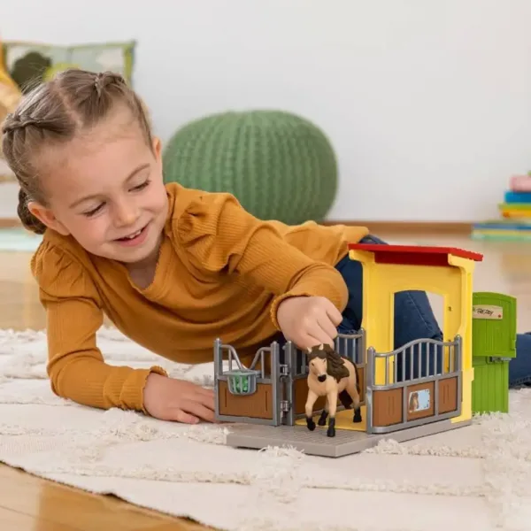 Schleich: Farm World - Pony box Islandski poni žrebec set (42609) slika 5