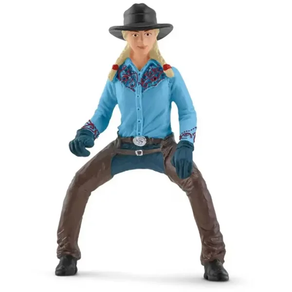 Schleich: Farm World - Tekmovanje z lasom s kavbojko igralni set (42577) slika 4