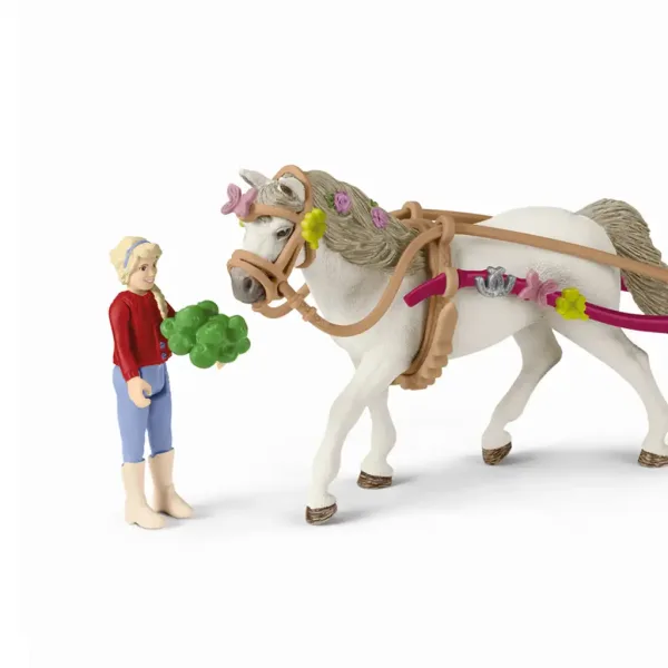 Schleich: Horse Club - Kočija za konjeniško predstavo s piknikom igralni set (42467) slika 3