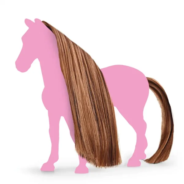 Schleich Horse Club: Sofijine lepotice - Set dodatkov za čokoladno rjavo grivo in rep (42651) slika 2