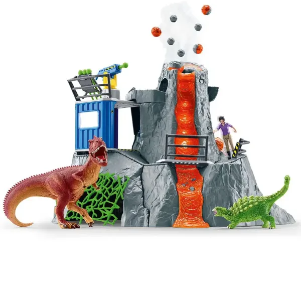 Schleich: Velika vulkanska ekspedicija z dinozavri igralni set (42564) slika 2