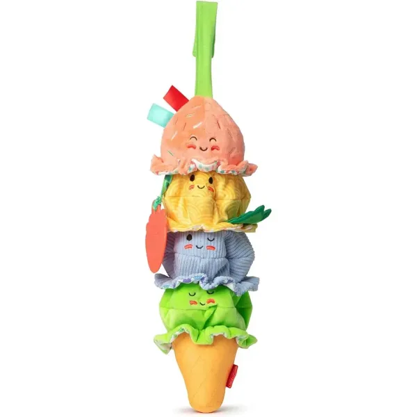 Sladoled oblikovan grizalka z zvokom - Melissa & Doug slika 2