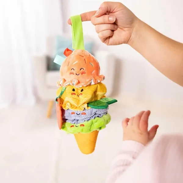 Sladoled oblikovan grizalka z zvokom - Melissa & Doug slika 3
