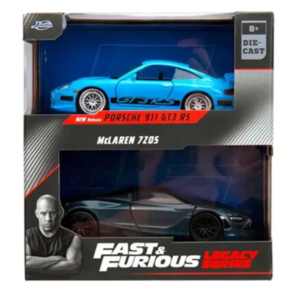 Smrtonosna hitrost: Porsche 911 GT3 RS in McLaren 720S 2-delni paket v merilu 1/32 - Jada Toys slika 2