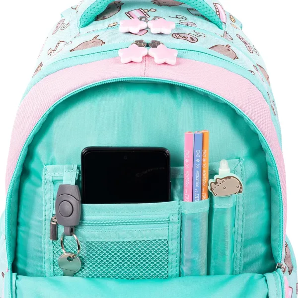 Šolska torba z mačko Pusheen Mint, nahrbtnik 40 cm slika 4