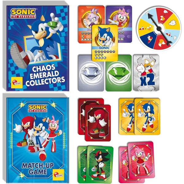 Sonic kartaška igra v nahrbtniku - Lisciani slika 2
