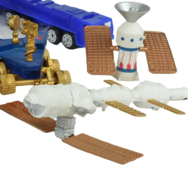 Space Team: Vesoljski igralni set z vozili, satelitom in dodatki. slika 3