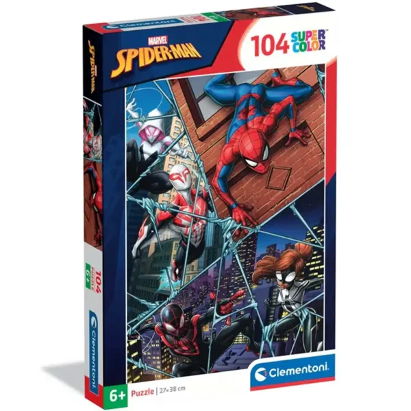 Spider-Man: Junaki multiverzuma 104-delna supercolor sestavljanka - Clementoni slika 1