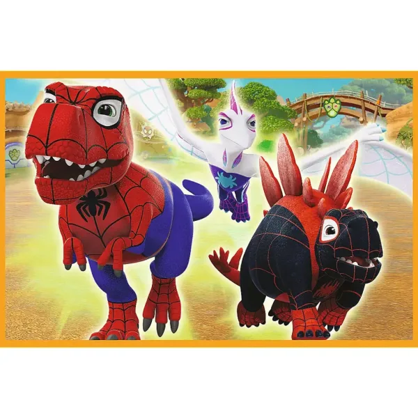 Spidey in dinozavri 2x24-delna sestavljanka - Trefl slika 2