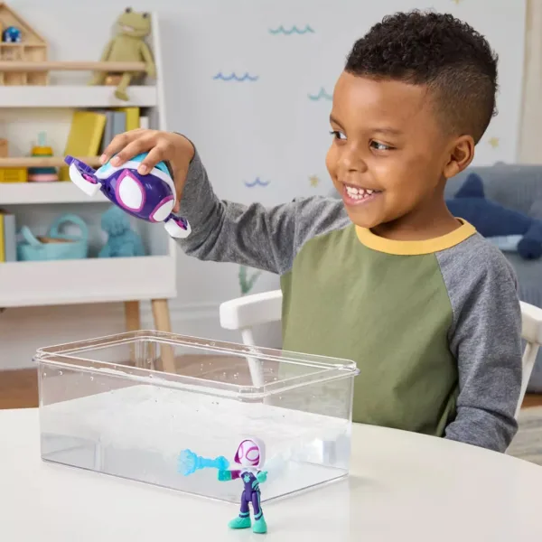 Spidey in njegovi čudoviti prijatelji: Waterwebs figure in vozila, ki spreminjajo barvo - Ghost Turtle - Hasbro slika 4