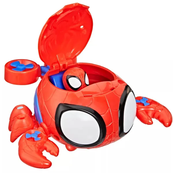 Spidey in njegovi čudoviti prijatelji: figure Waterwebs in vozila, ki spreminjajo barvo – Spider Crab – Hasbro slika 2