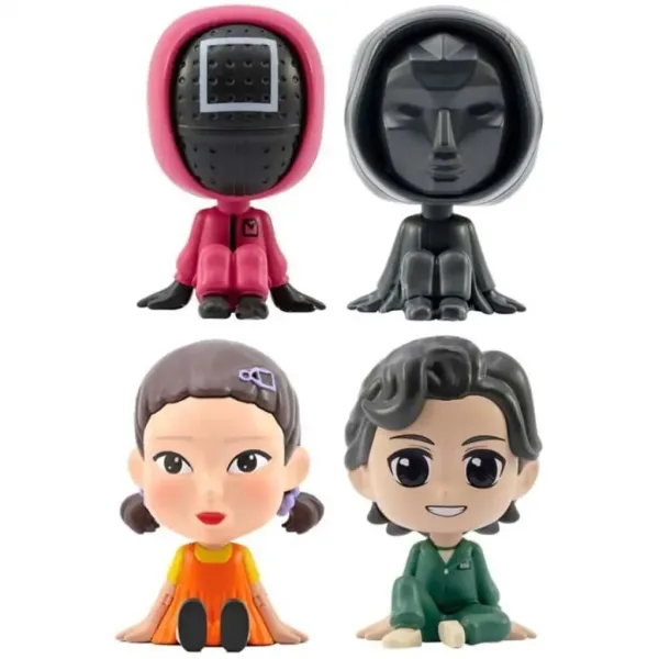 Squid Game Bobble Hero presenečenje mini figura 8cm slika 2