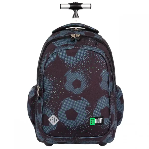 St.Right Football šolska torba na kolesih TB01 43x32x25cm slika 2