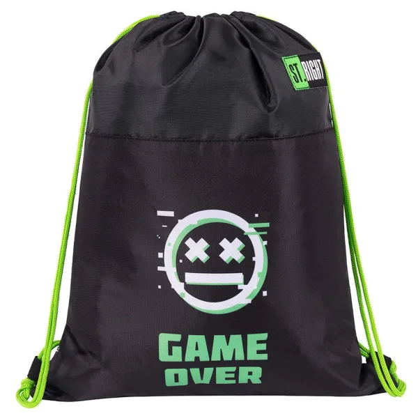 St.Right VR Gamer črna torba za telovadbo, športna torba 43x32cm slika 1