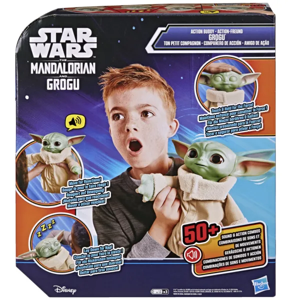 Star Wars: Action Buddy Grogu interaktivna plišasta figura – Hasbro slika 3