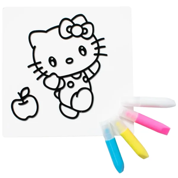 Sticker Art: Komplet barvnih nalepk Hello Kitty, različne vrste, 1 kos - Comansi slika 3
