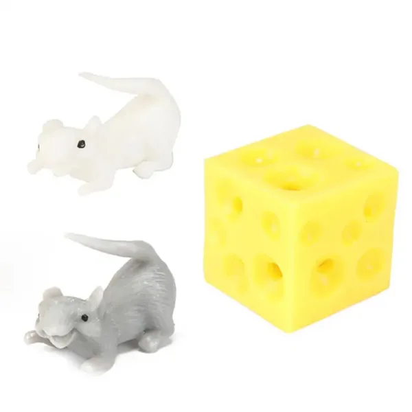 Stretchy Cheese skriti miš v dveh različicah 1 kos slika 2