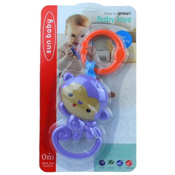 Sun Baby: Veselo vijolična opica dojenček ropotuljica slika 4