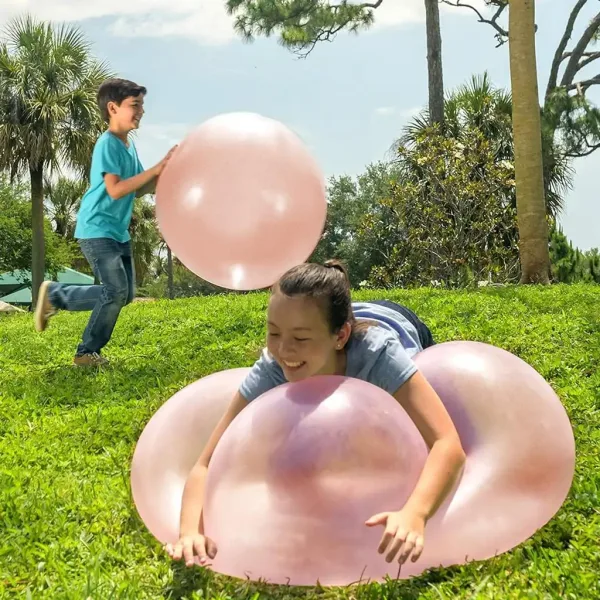 Super Wubble mehurčkasta žoga rdeče barve 75 cm slika 2