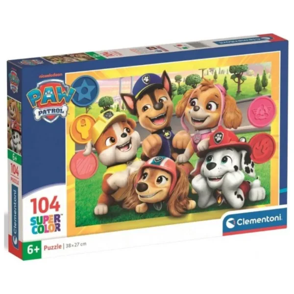 Tačke na patrulji Super Color 104-delna sestavljanka - Clementoni slika 1