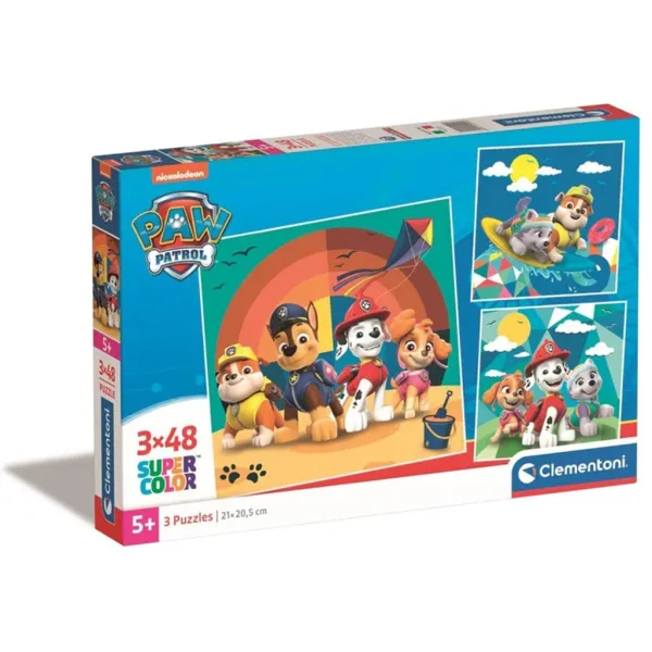 Tačke na patrulji Super color3 v 1 sestavljanka - Clementoni slika 1