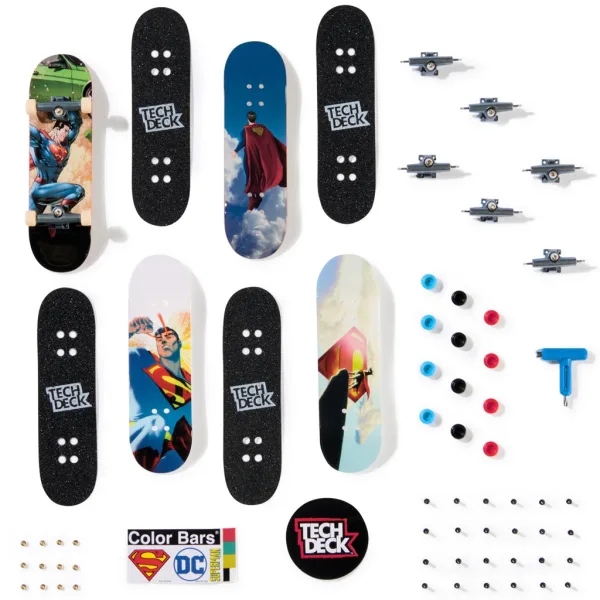 Tech Deck: Superman, 4-delni komplet prstnih desk - Spin Master slika 2