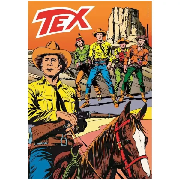 Tex 2 stripovski HQC 1000-delna sestavljanka s posterjem - Clementoni slika 2