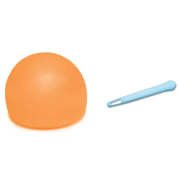 Tiny Glowzilla Wubble svetleča neonska mehurčkasta žoga oranžne barve 30 cm slika 3