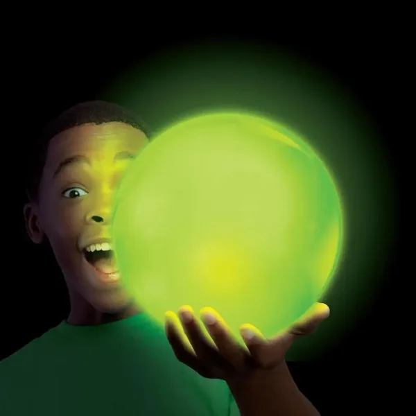 Tiny Glowzilla Wubble svetleča neonska mehurčkasta žoga zelene barve 30 cm slika 2