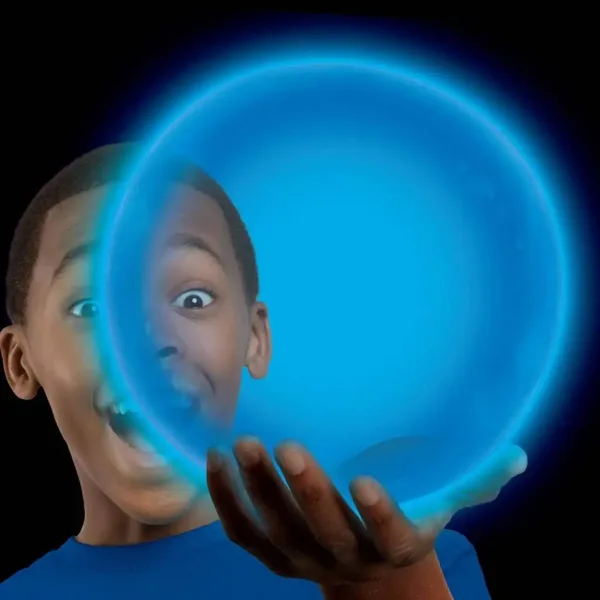 Tiny Wubble svetleča modra mehurčkasta žoga 30 cm slika 2