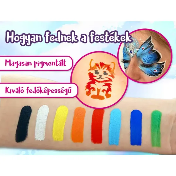 Tytoo: začetni komplet in komplet za poslikavo obraza slika 4