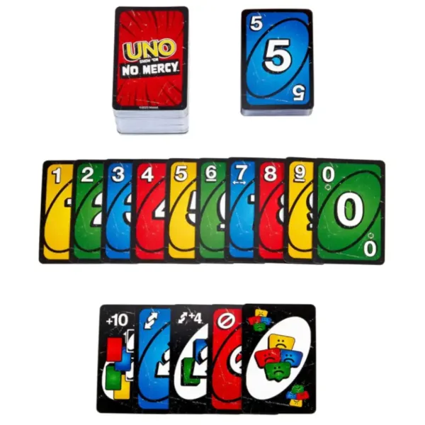 UNO Brez usmiljenja igra s kartami - Mattel slika 3