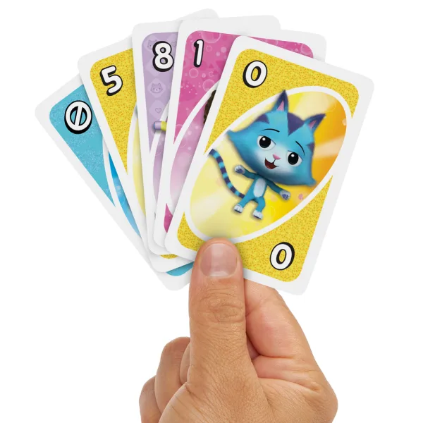 UNO Junior: Gabi hišna hiša kartaška igra - Mattel slika 2