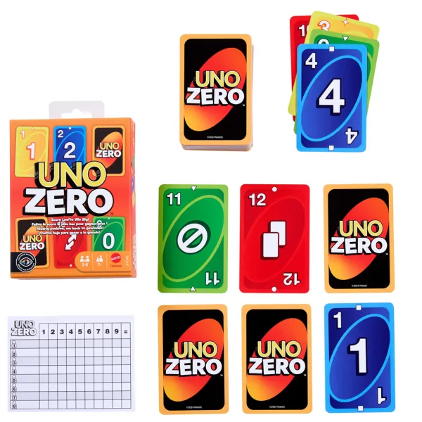 UNO Zero kartaška igra - Mattel slika 2