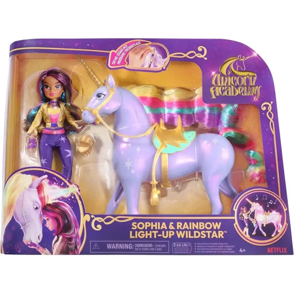 Unicorn Akademija: Unicorn dojenček - Sophia in Light-Up Wildstar - Spin Master slika 1