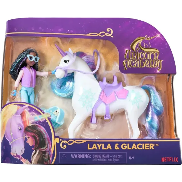 Unicorn Akademija: Z dojenčkom samoroga - Layla in Glacier - Spin Master slika 1