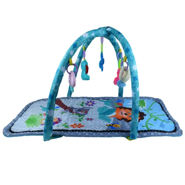 Veselo otroško igralno blazino z grizali in glasbo 77x43cm slika 3