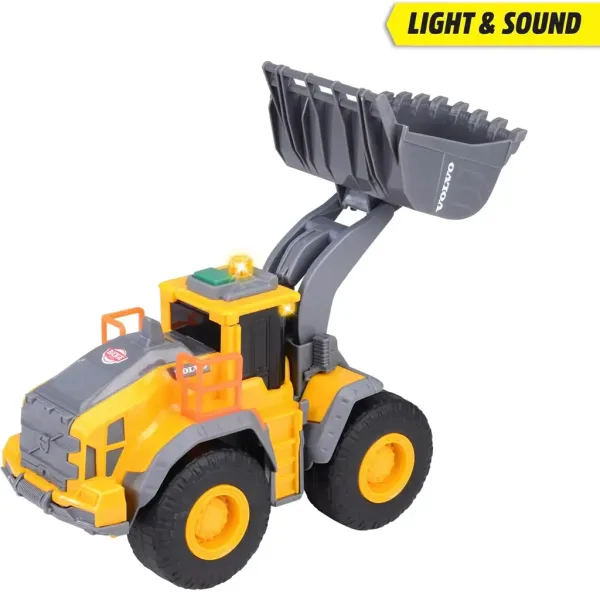 Volvo čelni nakladalec s svetlobnimi in zvočnimi učinki 23 cm - Dickie Toys slika 4