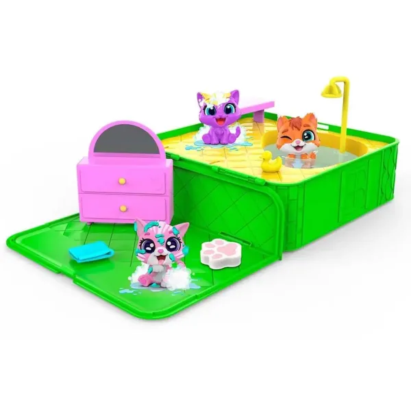 Washy Friends: Barvno razkritje mačkice z jacuzzijem in dodatki slika 3