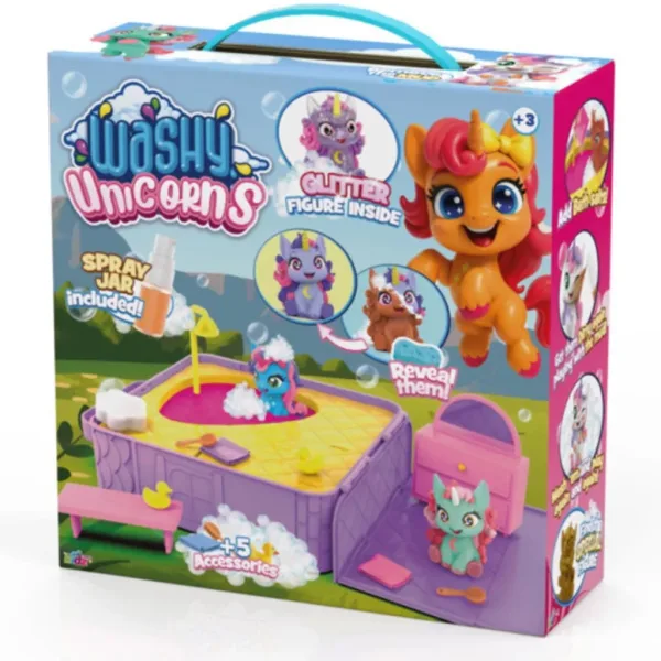 Washy Friends: Color Reveal samorogi za kopanje z jacuzzijem slika 1