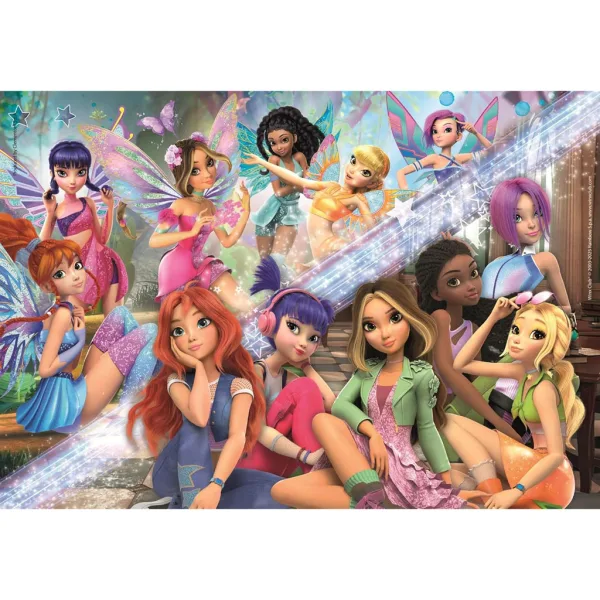 Winx Club vile tisočerejev 180-delni Super Puzzle - Clementoni slika 2