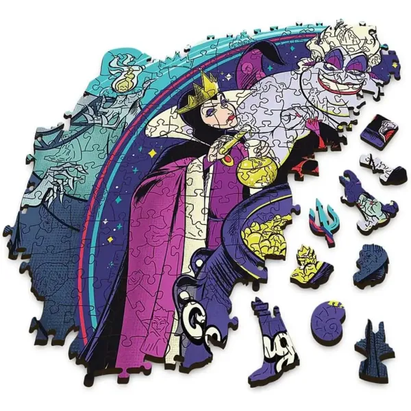 Wood Craft: Disney Zlikovci 500+5-delni premium leseni sestavljanka - Trefl slika 2